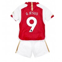 Fotbalové Dres Arsenal Gabriel Jesus #9 Dětské Domácí 2023-24 Krátký Rukáv (+ trenýrky)